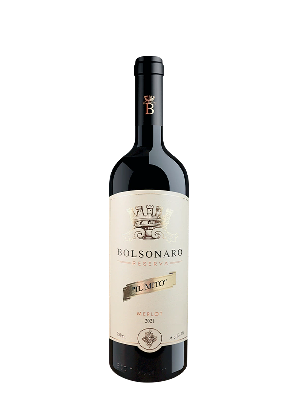Vinho Tinto Bolsonaro "il Mito" Merlot + E-book